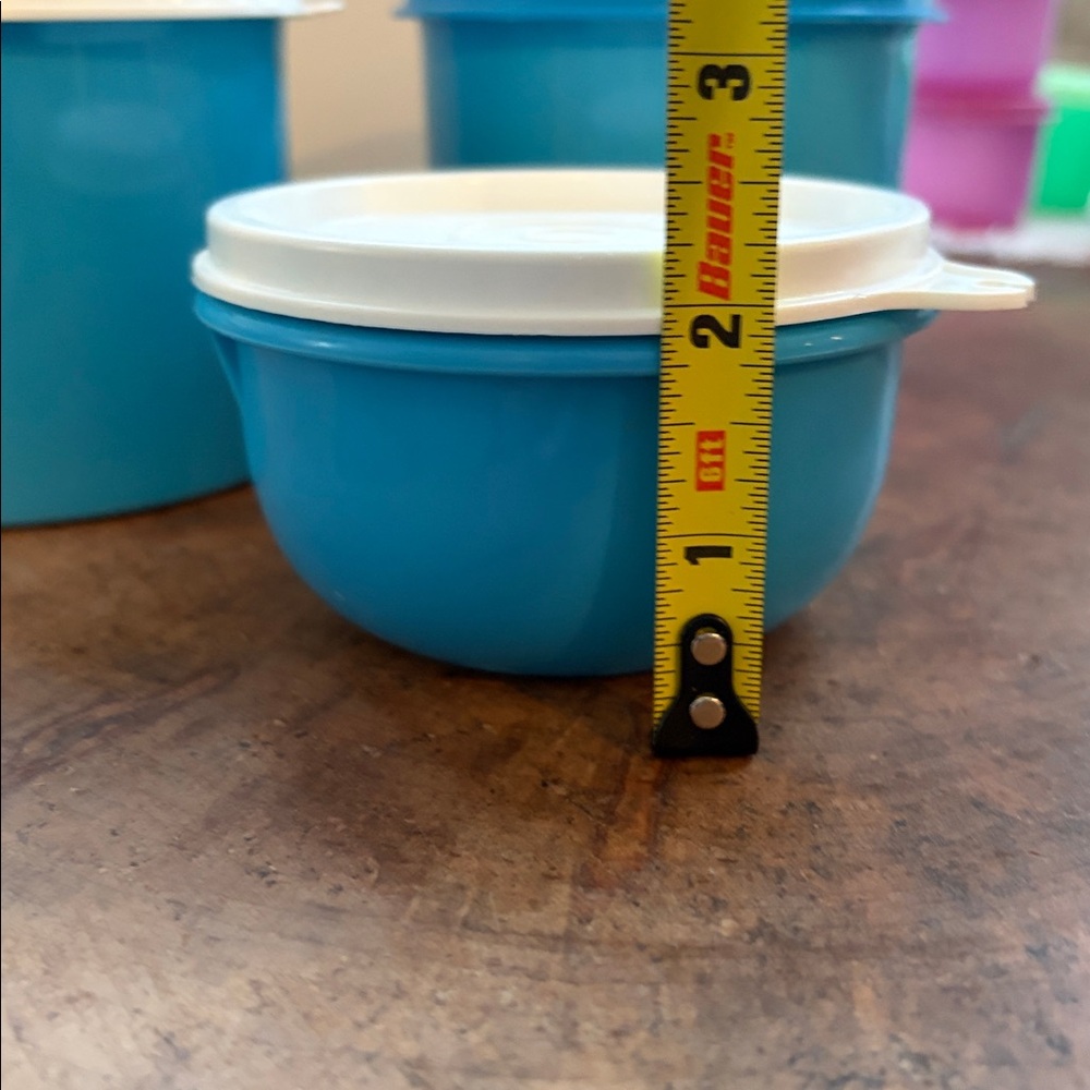 Assorted Tupperware Blue Storage Containers - Picture 3 of 4